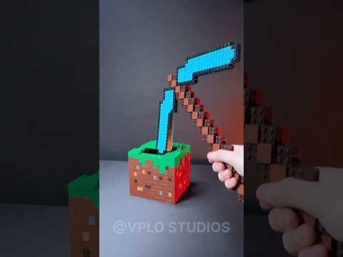 Minecraft in LEGO #minecraft #lego