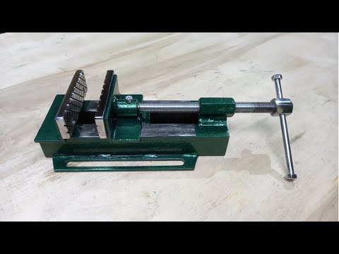 DIY vise for a drill stand. Dad's gift is ready!