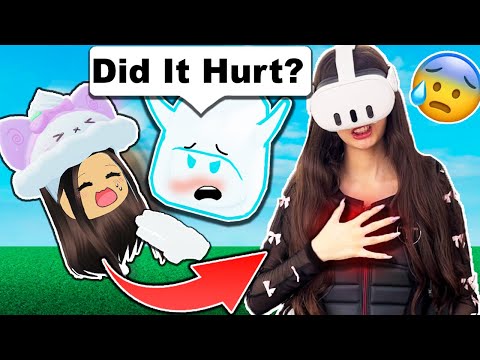 Pretending My Boyfriend HURT Me In Roblox VR! (HAPTIC SUIT PRANK)