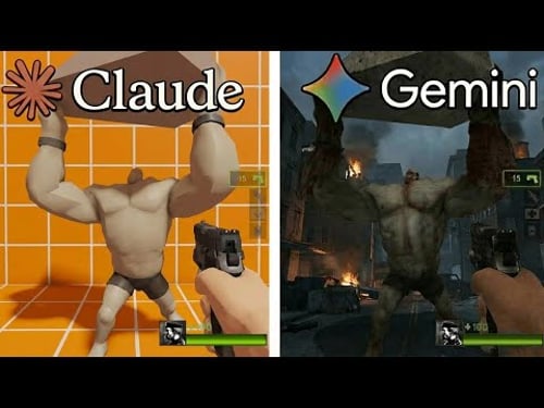 Claude AI Vs Gemini Make L4D2 From Scratch