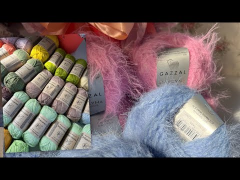 Покупки | Пряжа Gazzal TEDDY, Gazzal MERILYN & Merinos| Распаковка посылки от ПНК им.Кирова