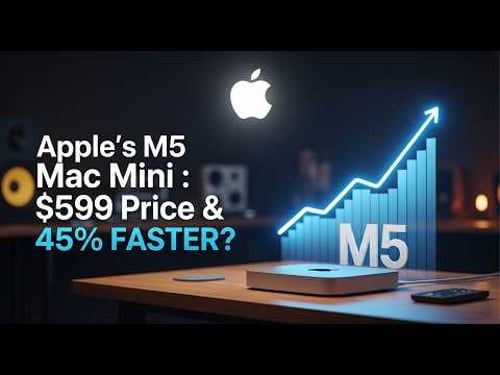 Apple's M5 Mac Mini Leaks: $599 Price & 45% FASTER?