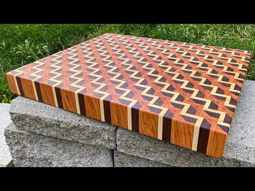 How It's Made - 3D Patterned End Grain Cutting Board