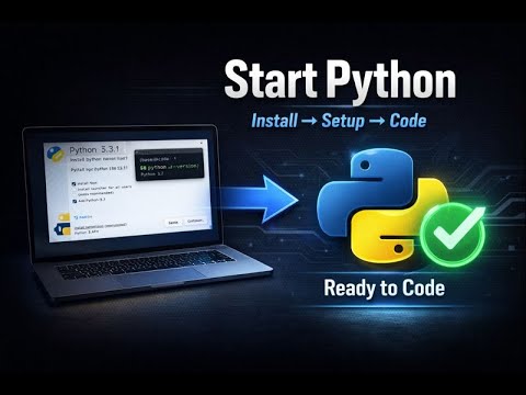 Start Python || Python Installation || Setting Up Your Environment || Writing Your First Code