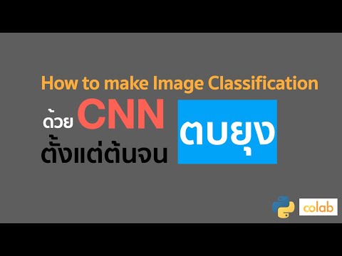 Image Classification with CNN : สอนทำ CNN ตั้งแต่เริ่มจบตบยุงได้