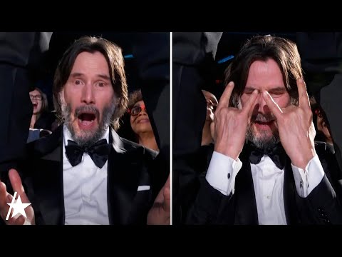 Keanu Reeves’ Night at Tony Awards: Shocked By Jonathan Groff Straddle & More!