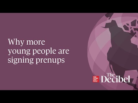 Why more young people are signing prenups