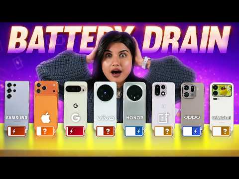 The ULTIMATE Battery Drain Test of 2026 *WHO WINS?*
