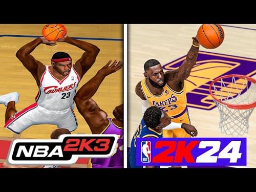 Poster Dunk With LeBron In Every NBA 2K
