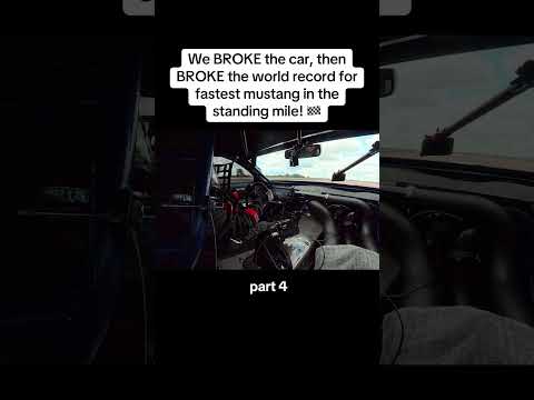 Arkansas Mile May 2025 Part 1 #arkansasmile #fastestmustang #worldrecord #mustang #standingmile