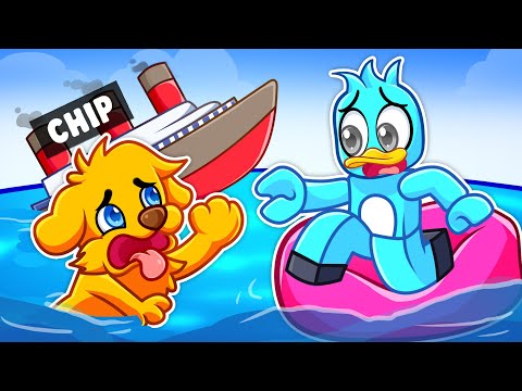 I Became A DOG And got TRAPPED On A SINKING SHIP! (Roblox)