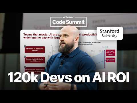 Can you prove AI ROI in Software Eng? (Stanford 120k Devs Study) – Yegor Denisov-Blanch, Stanford