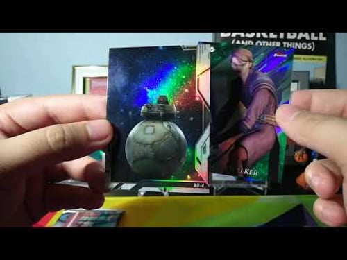 2018 Topps Finest Star Wars hobby box opening