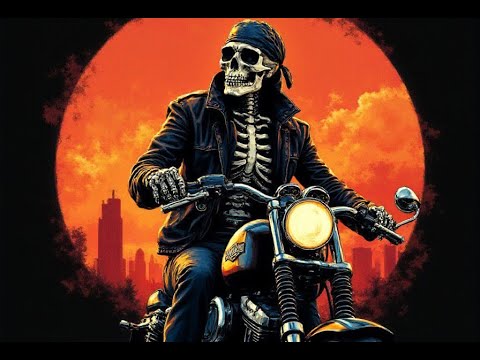 Байкер. Смертельная шелкография.