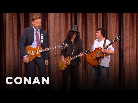 Jack Black & Conan’s Guitar Battle | CONAN on TBS