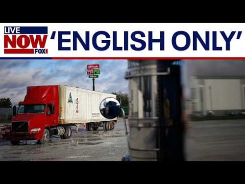 Truck drivers must take commercial driver's license test in English, Duffy announces