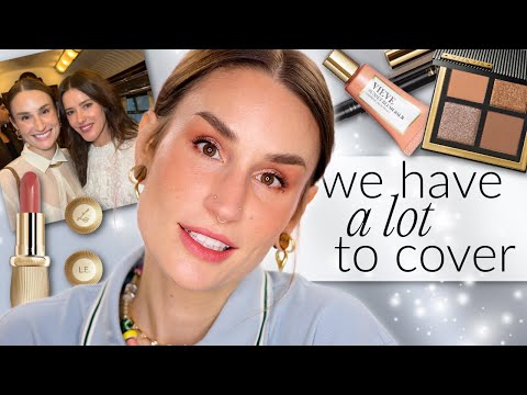TRYING NEW MAKEUP (and we need to catch up) | Lisa Eldridge Rouge Experience, Vieve & MORE!
