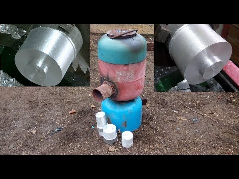 How to Melt Aluminum in 10 Minutes with a Homemade Furnace