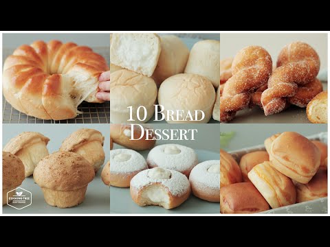 10 Bread & Dessert Recipe | Baking Video | Donuts, Milk Bread, Dinner Rolls