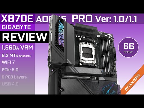 GIGBAYTE X870E AORUS PRO : Lazy and Sad. Disappointed.