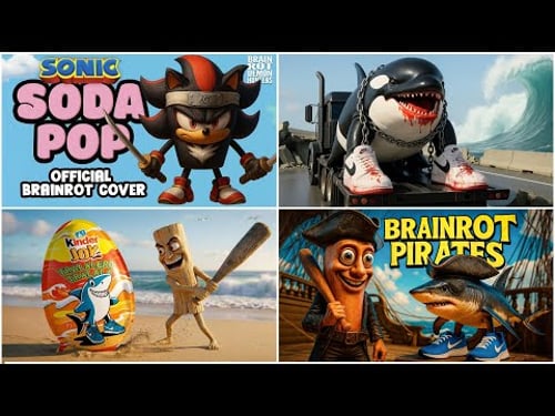 BRAINROT PIRATES vs SONIC SODA POP & The Whale! π€― (Epic Meme Battle)