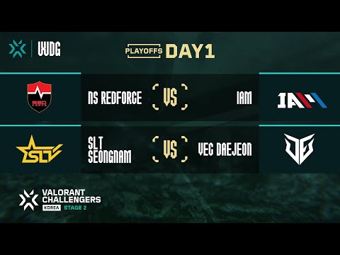 2024 WDG 발로란트 챌린저스 코리아 - 스테이지 2 플레이오프 1일차 I NS vs IAM, SLT vs VEC