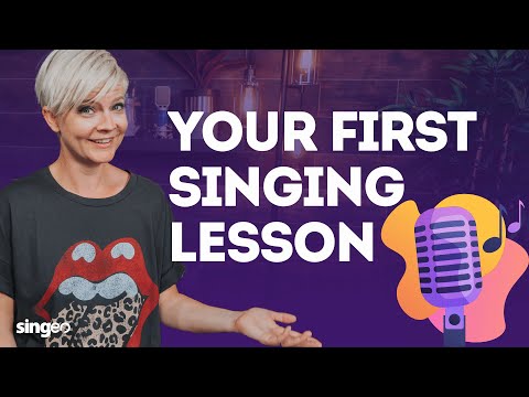 Your First Singing Lesson (Beginner Vocal Exercise)
