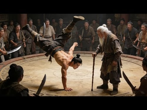 The master taught the boy martial arts, and the boy became stronger and no one could match him!