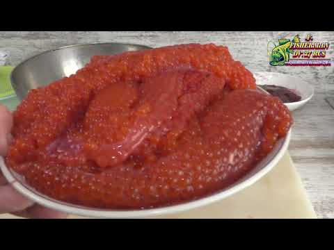 Red caviar, all stages and secrets of salting for a perfect result! Watch and learn
