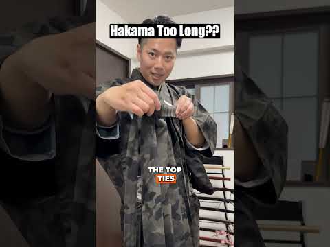 Super Easy Trick to Adjust Your Hakama