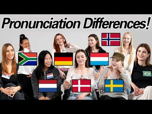 Word Differences Between 7 Germanic Languages! l Why Luxembourgish Is So Similar To French?