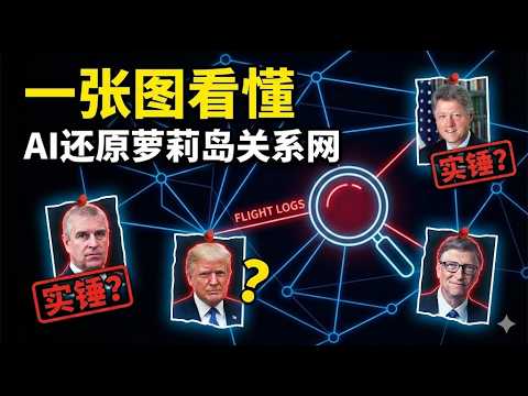 我用AI把爱泼斯坦档案“拉成关系网”|萝莉岛谁在连线?飞行日志+证词+时间线一张图看懂:上流社会如何互相背书、关键节点怎么找