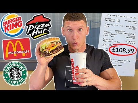 Eating the MOST EXPENSIVE fast food meals for 24 hours *8,000 CALORIES*