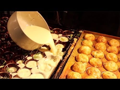 Making TAKOYAKI WANAKA | Octopus Balls | Japanese Street Food | Osaka Japan