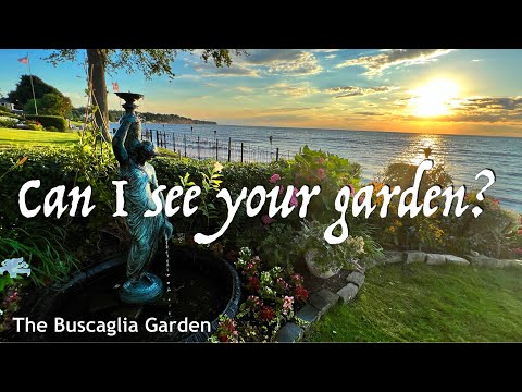 The supreme beauty of their private lakeshore garden