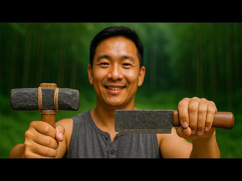 How I Made a Knife and Hammer From Clay and Fire | by @PrimitiveSkillsnet