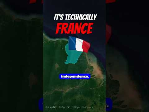 The European Country In South America πͺπΊπ€― #geography #southamerica #france #frenchguiana