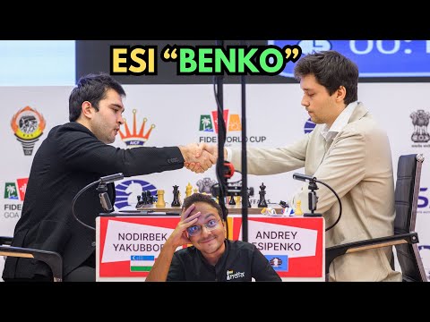Esi"Benko"!! Inspired play by Esipenko to beat Yakubboev | FIDE World Cup 2025