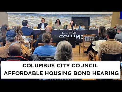Columbus City Council Affordable Housing Bond Hearing 2/11/26