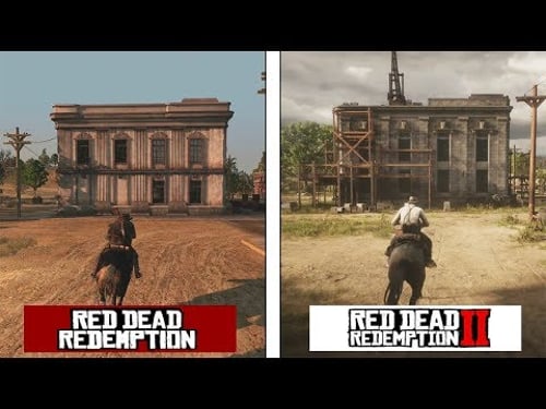 Red Dead Redemption 2 | New Austin Map Comparison | RDR 1 vs RDR2 Evolution