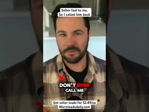 Seller lied to me. So I called back…