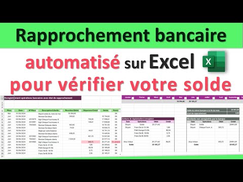 Excel : Rapprochement Bancaire Automatisé pour Vérifier Facilement Votre Solde Bancaire