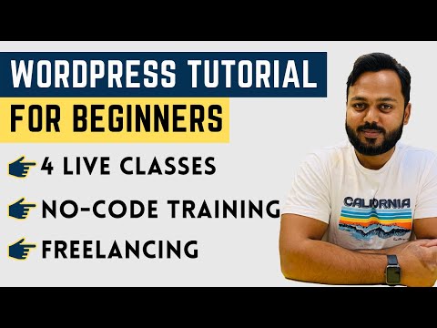 WordPress Tutorial for Beginners - Class 1