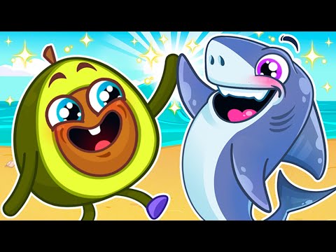 Avocado Babies Met The Beach Monster ππ§½ | Protect the Environment | Pit & Penny Learn and Grow! π₯