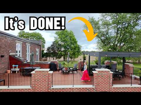 Our converted schoolhouse: Big roof deck updates (+ a DIY Pergola!)
