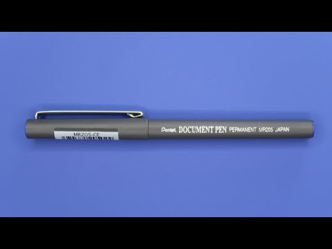 Ручка школьника которой пишет президент Путин. Pentel Document Pen 0,5 мм | ProPencils