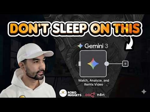 Gemini 3's Most Criminally Underrated Feature - Analyze Video (n8n no code AI tutorial 🥚)