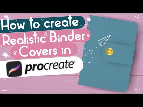 HOW TO CREATE DIGITAL BINDER COVERS FOR PLANNER IN PROCREATE APP