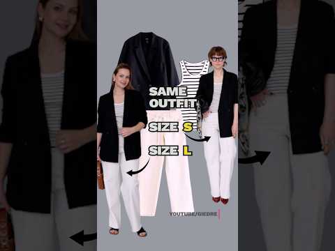 size S vs size L #styling