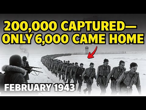 After Stalingrad: 200,000 German POWs Sent to Siberia—Only 6,000 Ever Came Back !